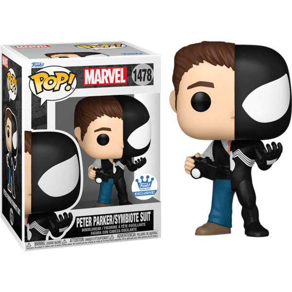 Funko Pop! Marvel Peter Parker / Symbiote Suit with Chase (Styles May Vary)