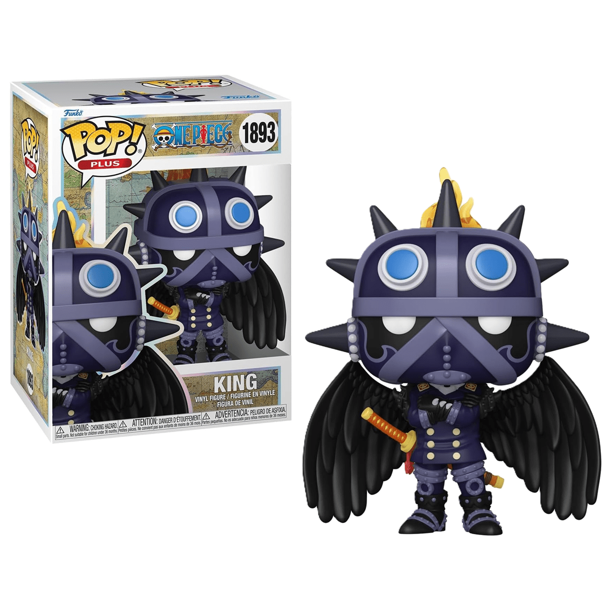 Funko Pop Plus! Anime: One Piece King Vinyl Figure