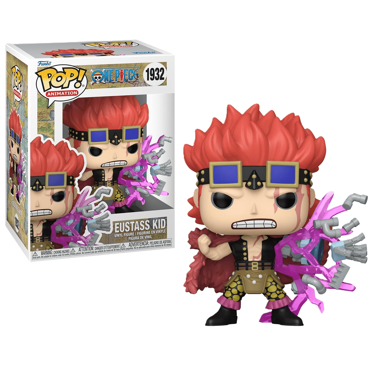 Funko Pop! Anime: One Piece Eustass Kid with Awakening Figure