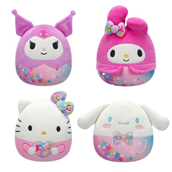 Squishmallows Super Soft Plush Toy 8" Sanrio Hello Kitty Star Shine Squad (Characters Ship Assorted)