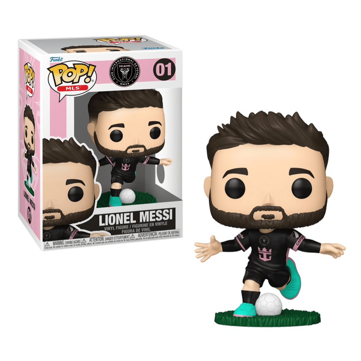 Funko Pop! MLS: Lionel Messi - Inter Miami CF (Away Jersey)