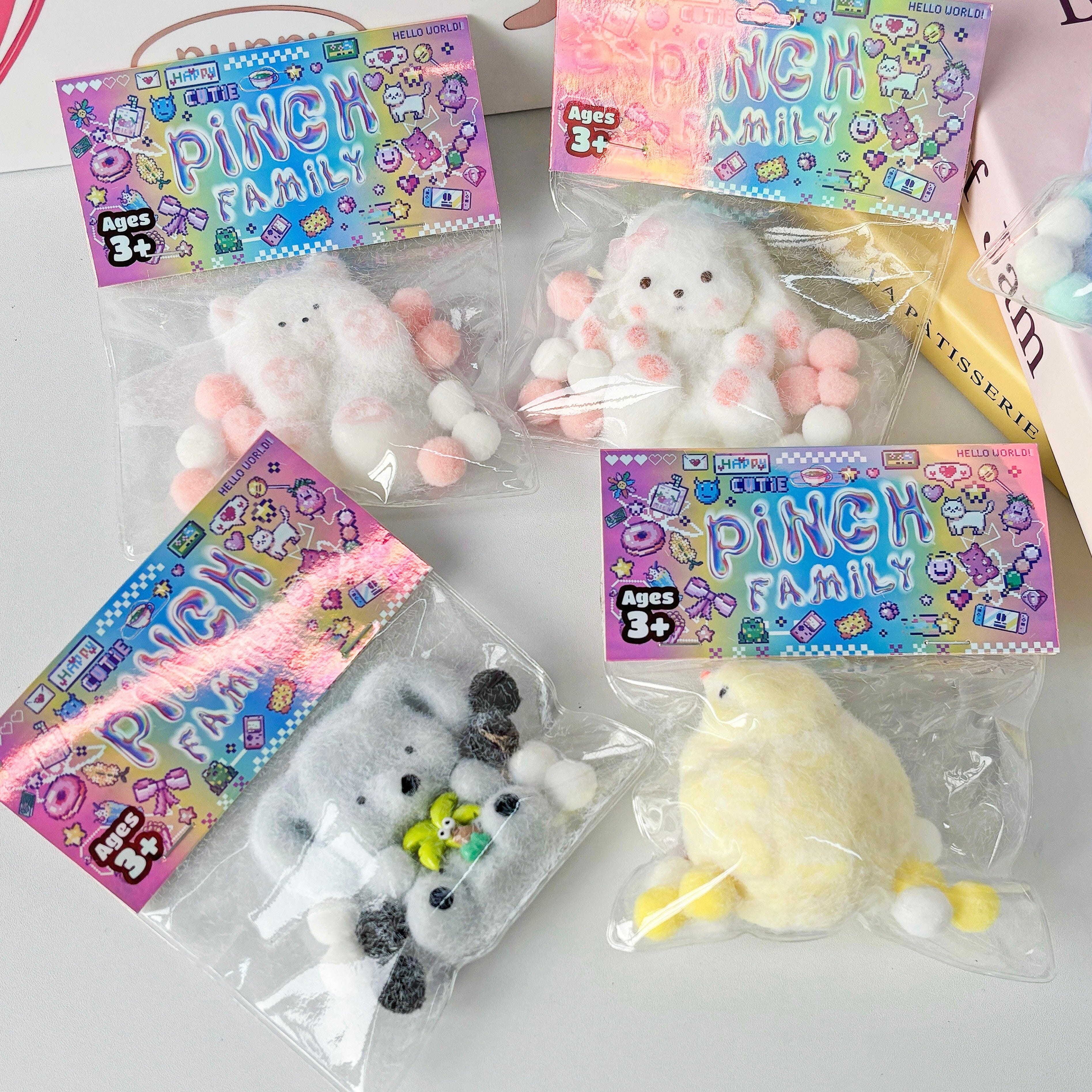 Pinch Family: Animals Taba Super Squishy Fidget Toys (1pc) Multiple Styles