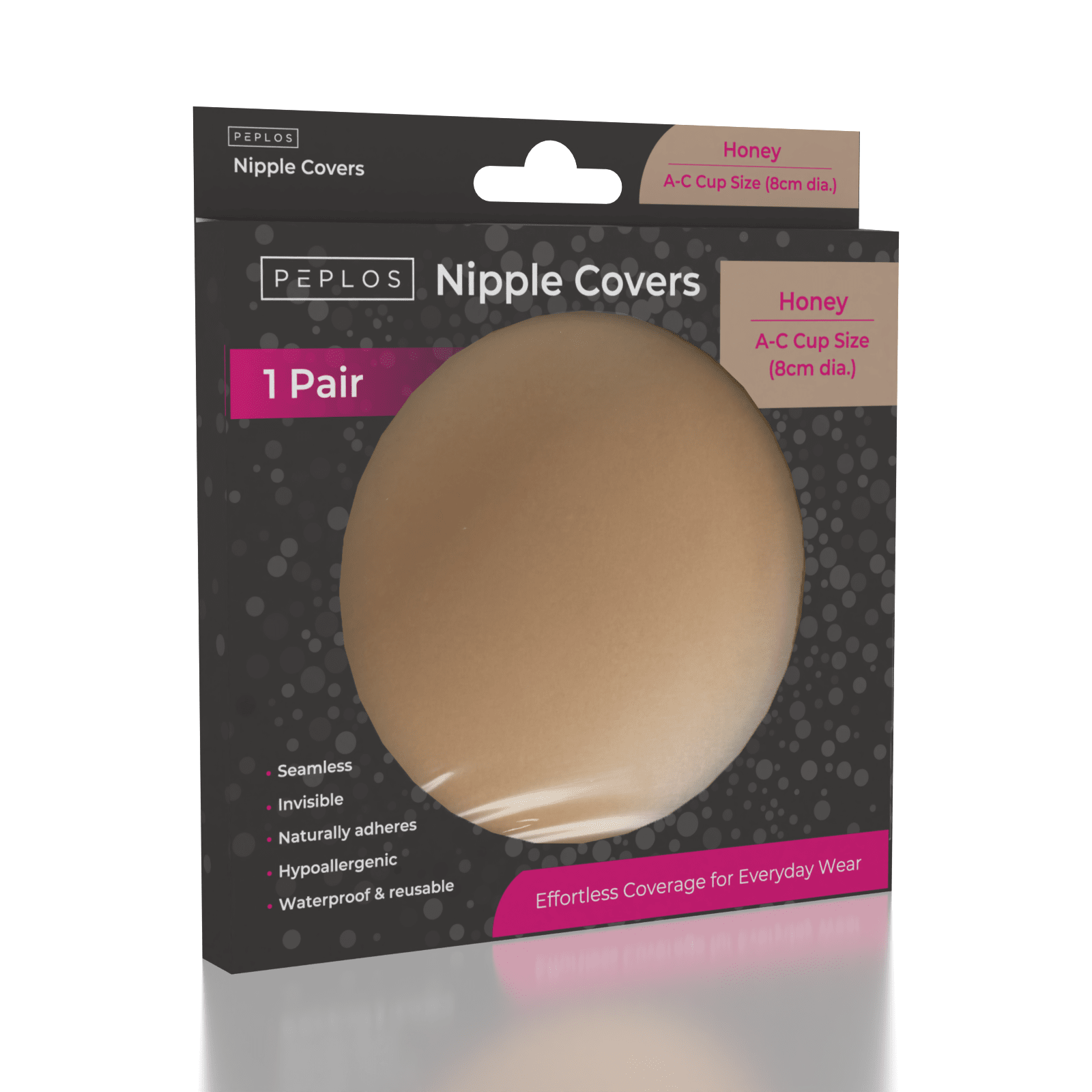 Peplos Non-Adhesive Silicone Nipple Covers - Honey (Multiple Sizes)