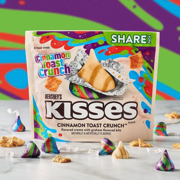 Hershey's Kisses Cinnamon Toast Crunch Flavored Candy Share Pack (9oz)