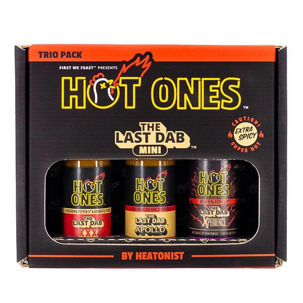 Hot Ones "The Last Dab" Mini Hot Sauce Trio Pack Sampler (3 x 1.69 oz) As Seen On Youtube