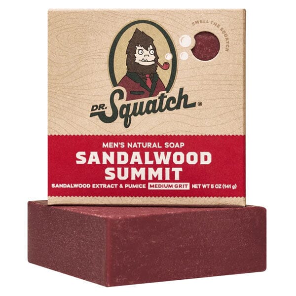 Dr. Squatch All-Natural Bar Soap For Men - Sandalwood Summit